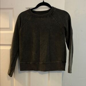 90 Degree By Reflex Dark Green Crew Neck Sweater